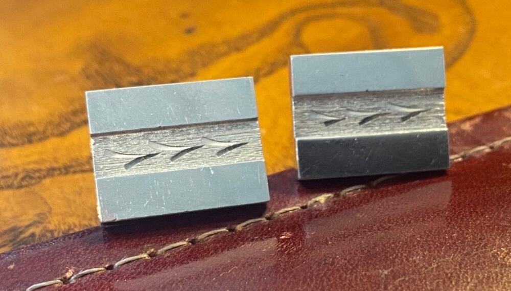 VTG Men's Swank Silver Tone Cufflinks